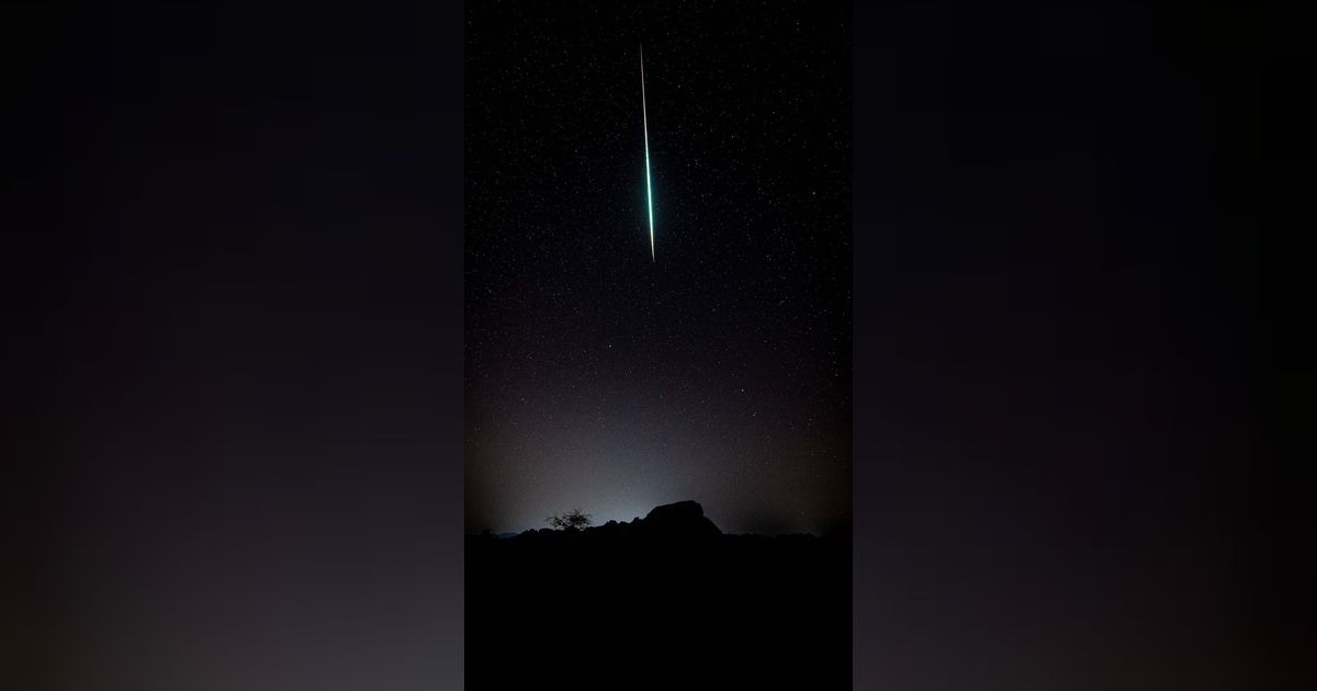 Viral Detik-Detik Meteor Jatuh di Langit Pulau Jawa, Ini Kata Peneliti BRIN