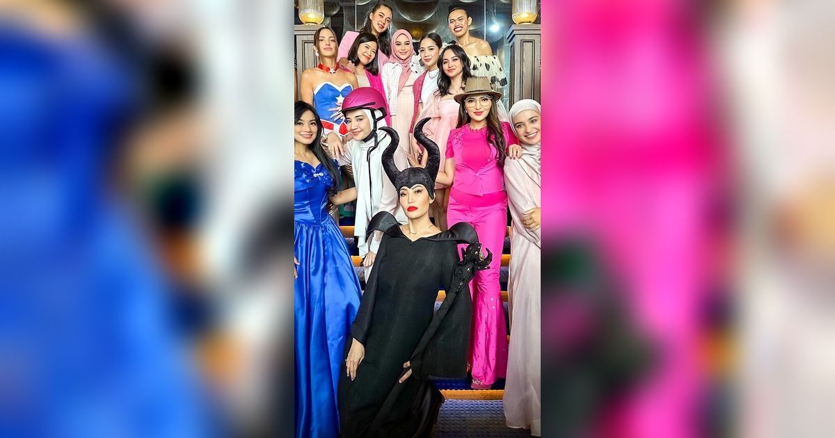 Penampilan OOTD Cosplay Geng Cendol, Ayu Dewi Paling Garang