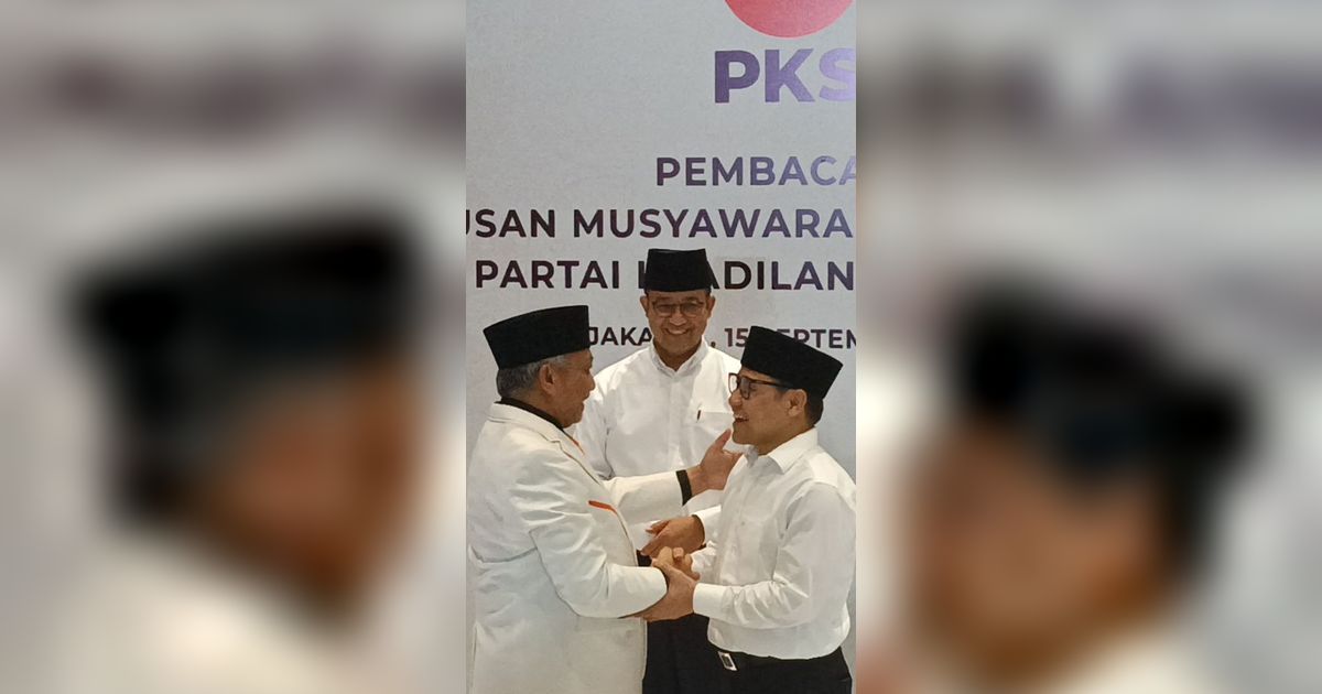 PKS Resmi Usung Cak Imin jadi Cawapres Anies Baswedan di Pilpres 2024