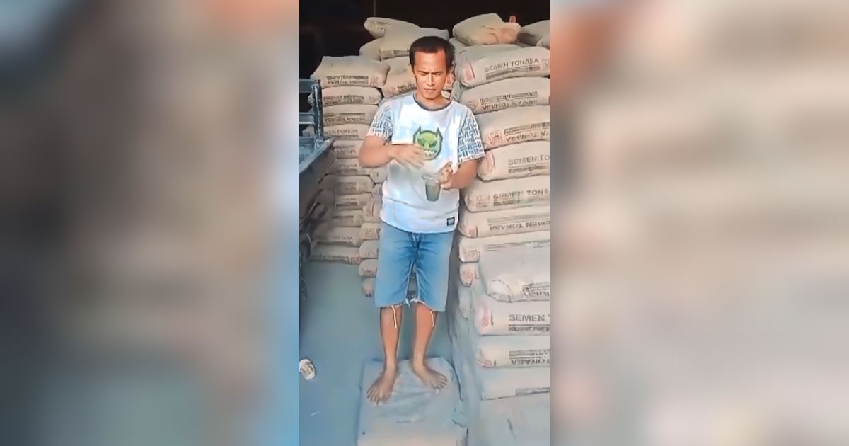Viral! Pria Takalar Makan Semen hingga Diseduh bak Minum Kopi, Alasannya Bikin Tercengang