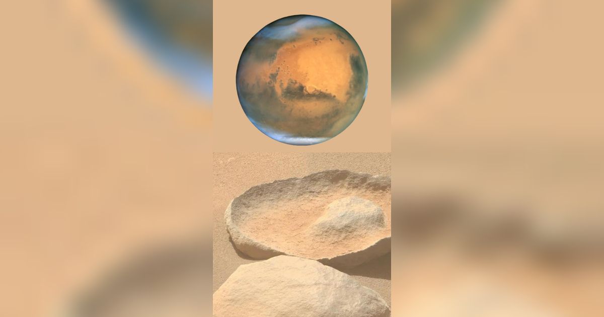 NASA Temukan Batuan Mirip Buah Alpukat yang Dibelah Dua di Mars, Begini Wujudnya