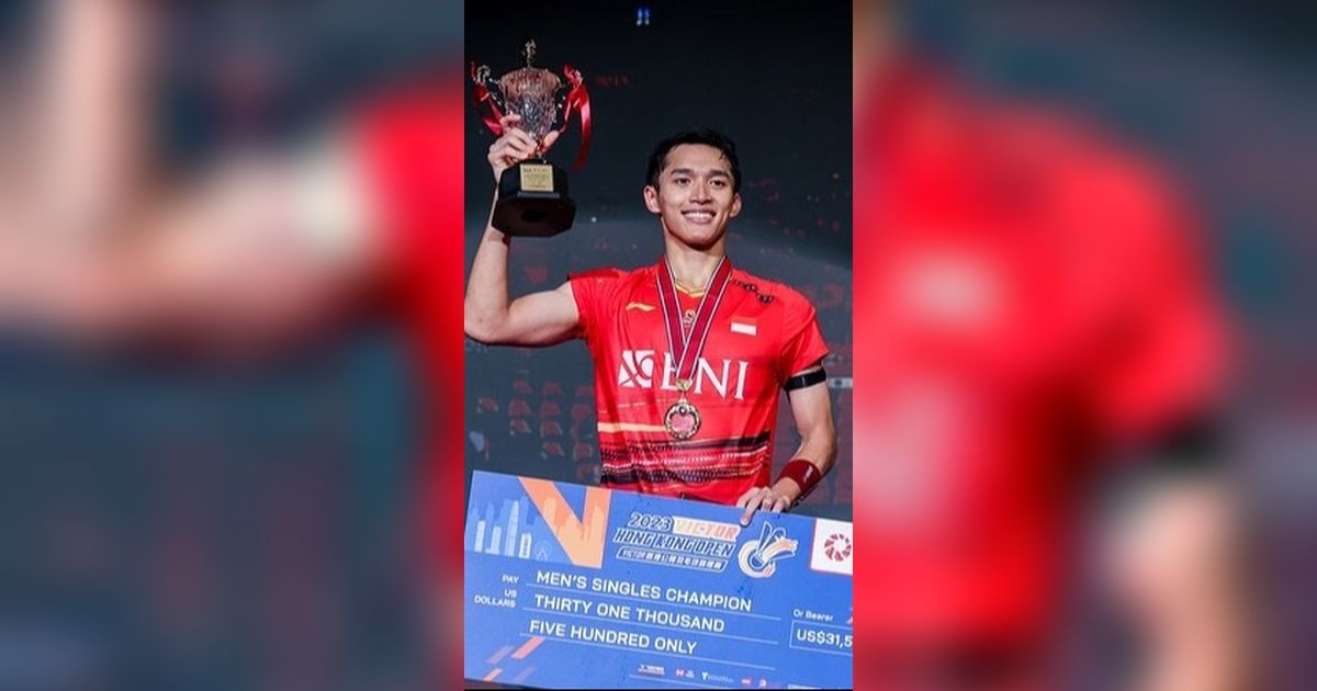 Deretan Prestasi Jonatan Christie, Terbaru Juara di Hong Kong Open 2023