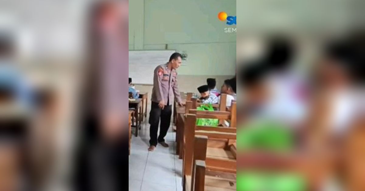 Prihatin Anak Kecanduan Handphone, Polisi di Semarang Dirikan Madrasah Gratis