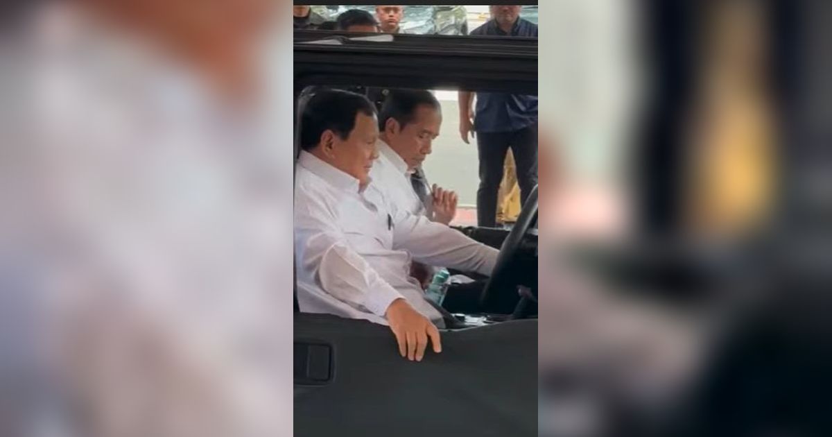 VIDEO: Hormat Prabowo Subianto Pada Presiden Jokowi, Gagah Sopiri Naik Maung