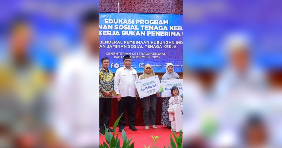 Kemnaker Terus Berupaya Tingkatkan Kepesertaan BPJS Ketenagakerjaan Sektor Informal