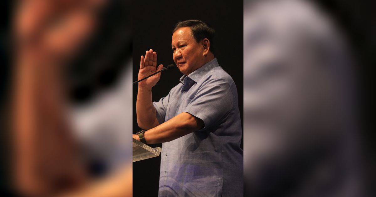 FOTO: Momen Prabowo Pidato Berapi-api Singgung Aroma Pengkhianatan di Deklarasi Dukungan Partai Gelora