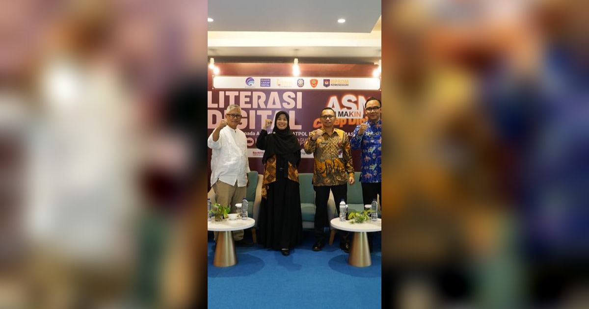 Jelang Pemilu 2024, Satpol PP dan Linmas Dibekali Literasi  Digital