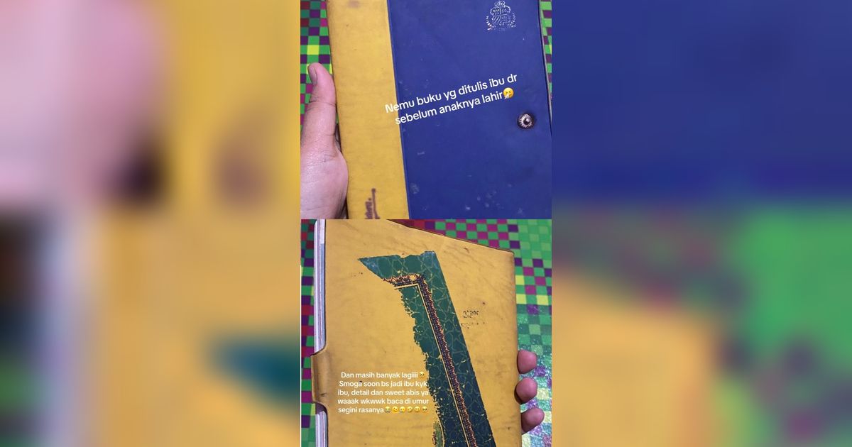 Viral Potret Buku Harian Seorang Ibu Berisi Tumbuh Kembang Anaknya, Ditulis Sejak 1999