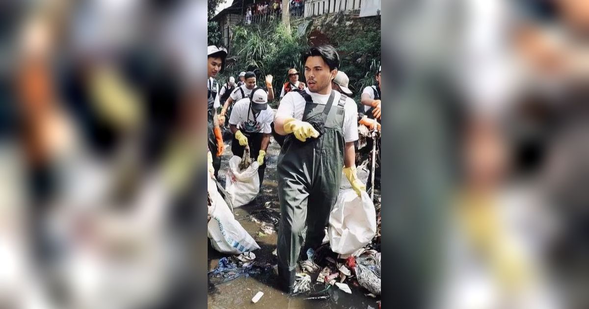 Makin Tunjukkan Kedekatan dan Bikin Baper Netizen, Potret Aaliyah Massaid dan Thariq Halilintar Bersihkan Sampah Kali