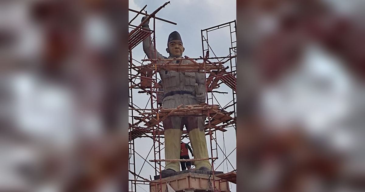 Viral! Patung Bung Karno di Banyuasin Disebut Tak Mirip, Badan Gempal dan Wajah Tembem