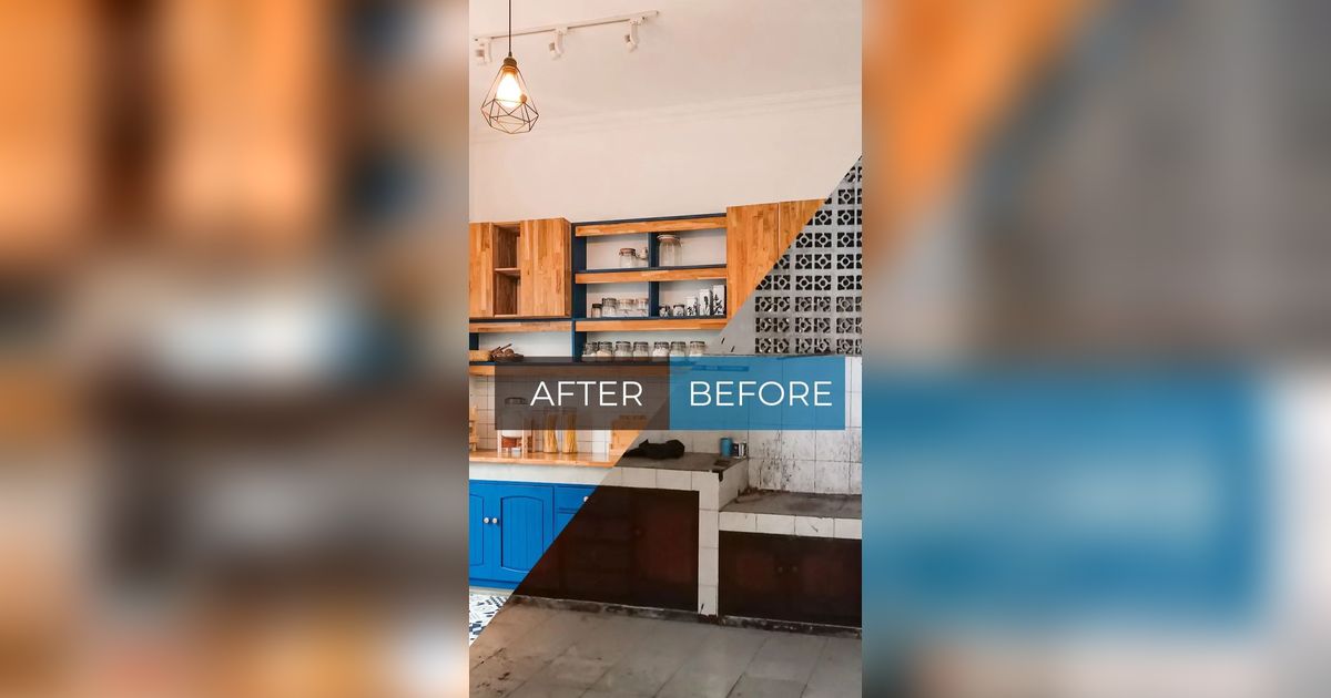 Dapur Buluk Jadi Keren Maksimal, Bernuansa Industrial