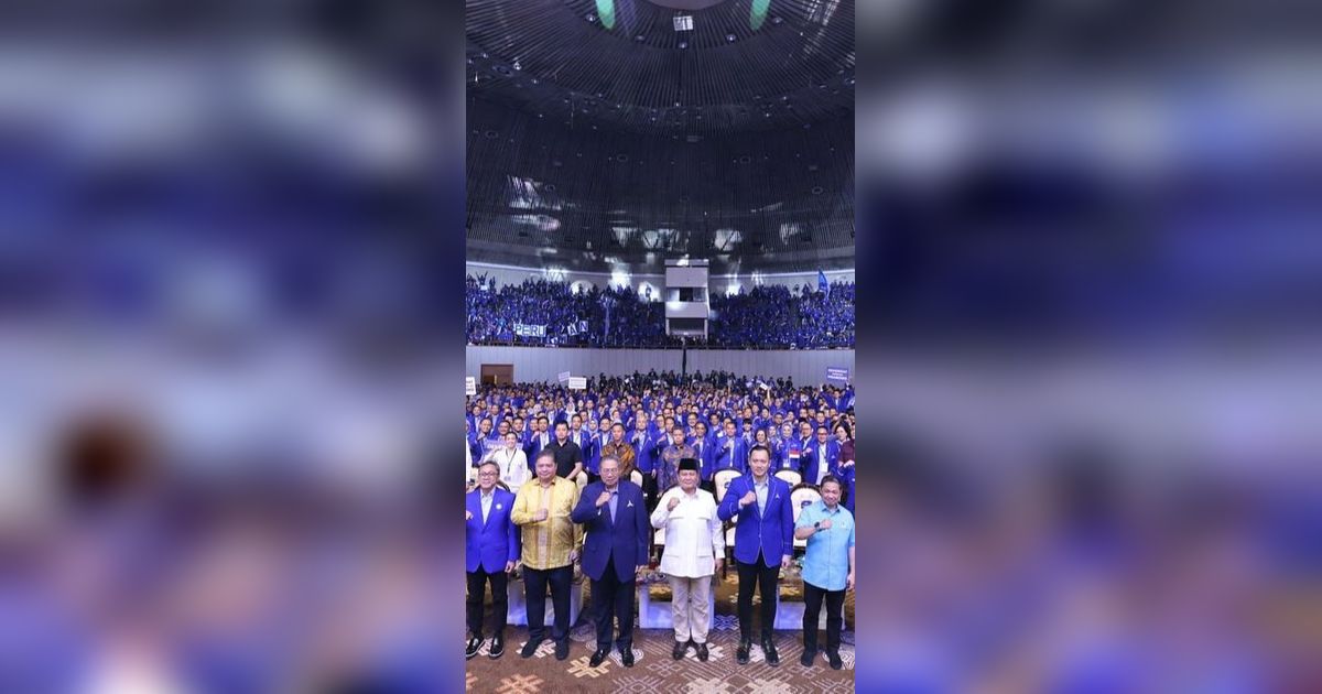 VIDEO: SBY Nyanyi Bikin Prabowo & AHY Asyik Goyang, Semua Tamu Rapimnas Joget