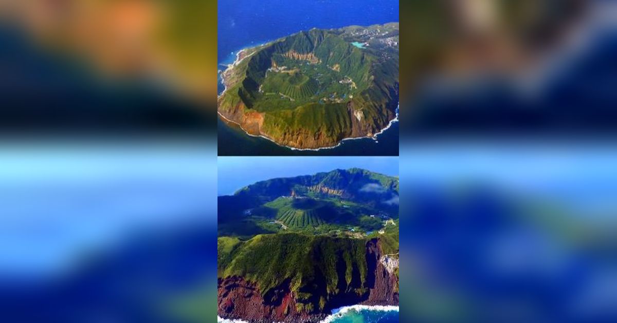 Melihat Lebih Dalam Pulau Aogashima, Ada Kota di Tengah Gunung Berapi Aktif