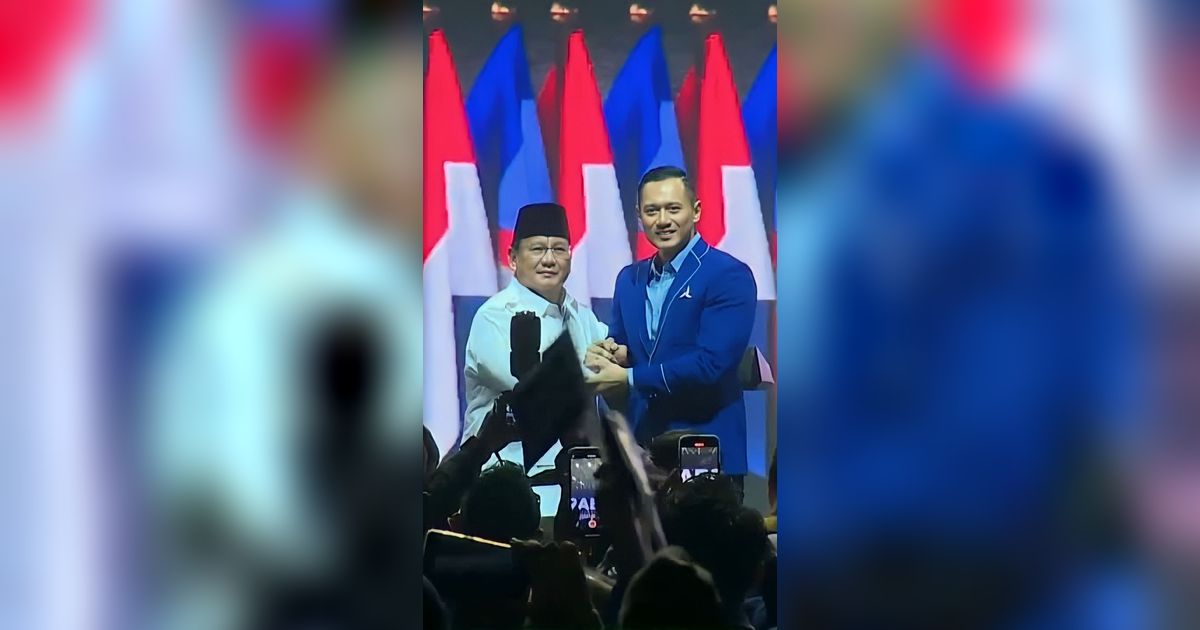 Momen Unik Deklarasi Prabowo Jadi Capres Partai Demokrat, SBY Nyanyi 'You Will Never Walk Alone' Semua Joget