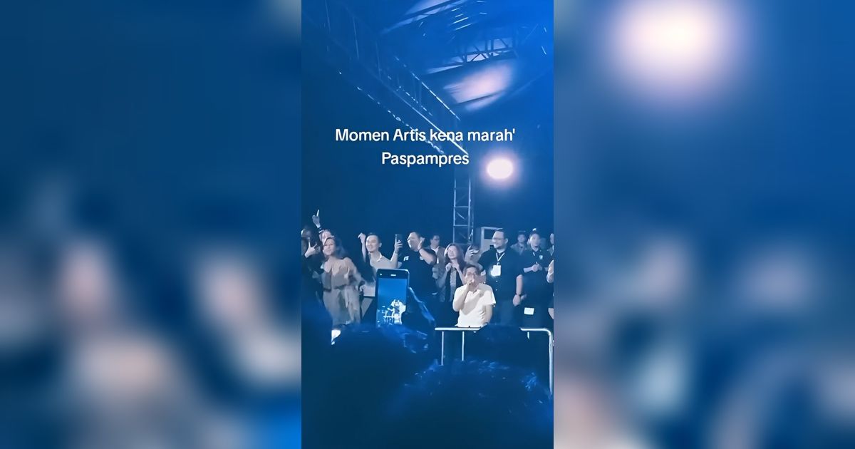 Viral Momen Artis Dimarahi Paspamres karena Terlalu Semangat Joget di Samping Jokowi, Endingnya Langsung Diusir