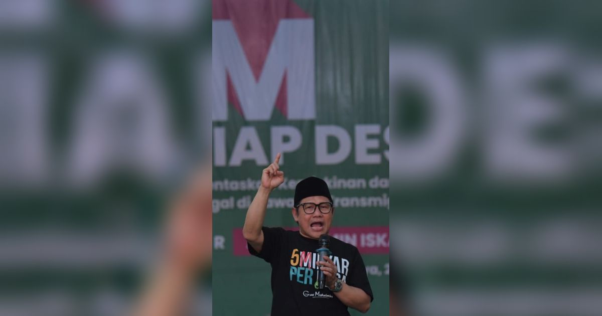 Cak Imin Pede Menang Meski Hanya Dua Poros di Pilpres 2024