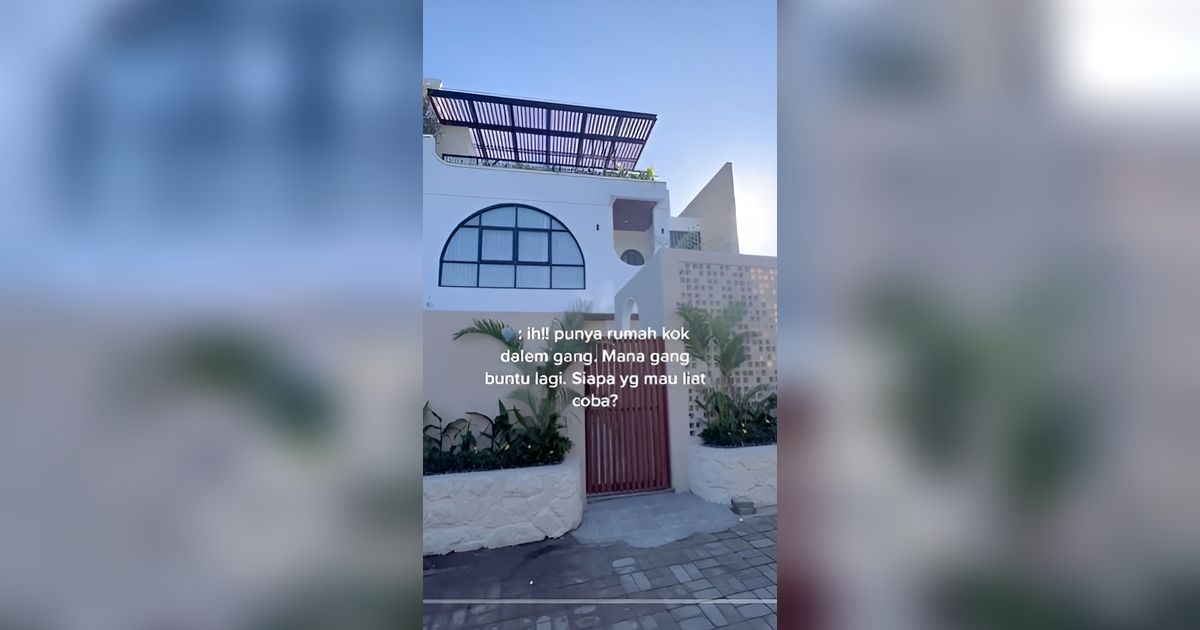 Dihina karena Punya Rumah di Gang Buntu, Ternyata Penampakannya Bikin Takjub, Desainnya Mirip Bangunan di Santorini