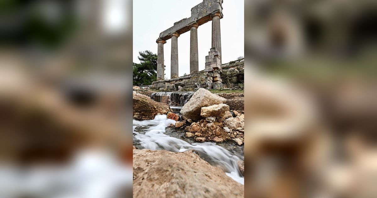 FOTO: Kondisi Kota Tua Peninggalan Yunani Kuno yang Terancam Runtuh Akibat Banjir Dahsyat Libya