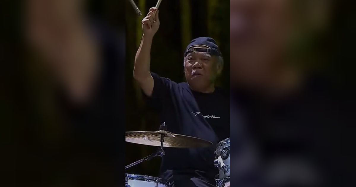 VIDEO: Momen Stik Drum Basuki Patah Manggung di IKN, Armand GIGI Lapor Jokowi