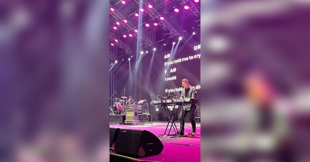 Penampilan Memukau Raffi Ahmad  Bareng 'Andre Taulany and Friends' di Panggung Pestapora, jadi Keyboardis hingga Drummer