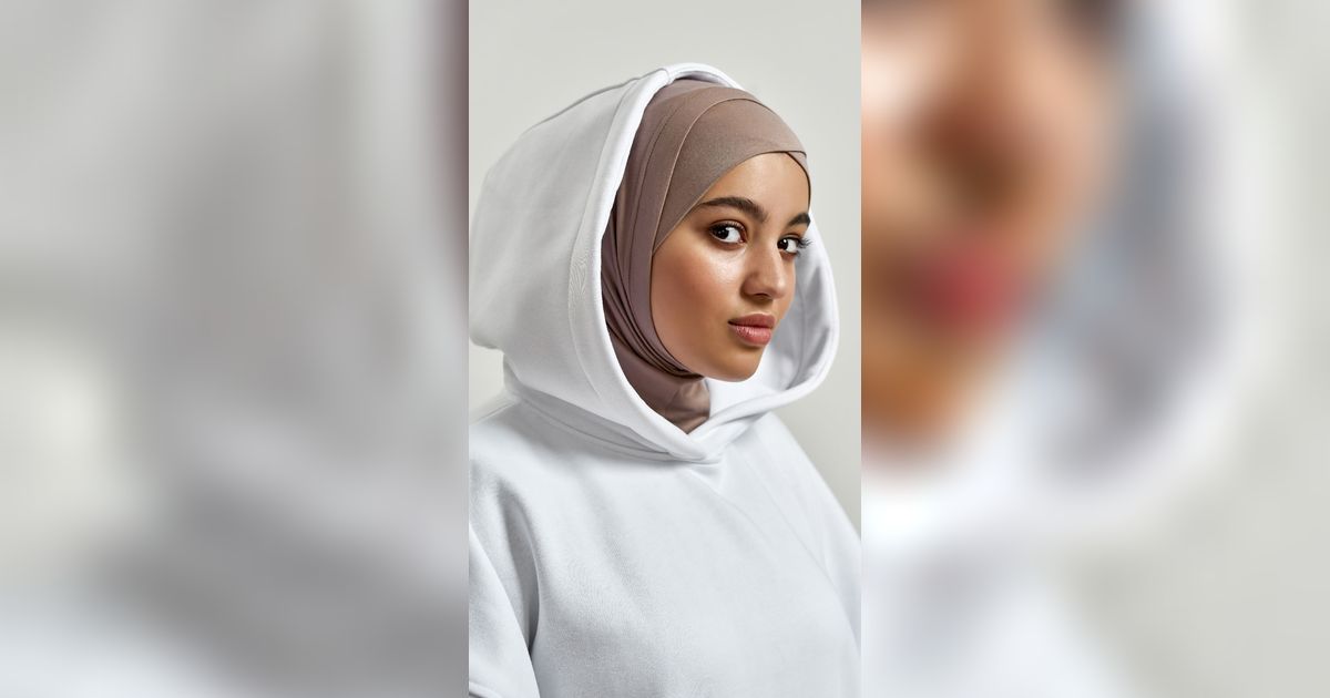 Tutorial Pashmina dengan Hoodie Super Simpel Untuk Kaum Rebahan
