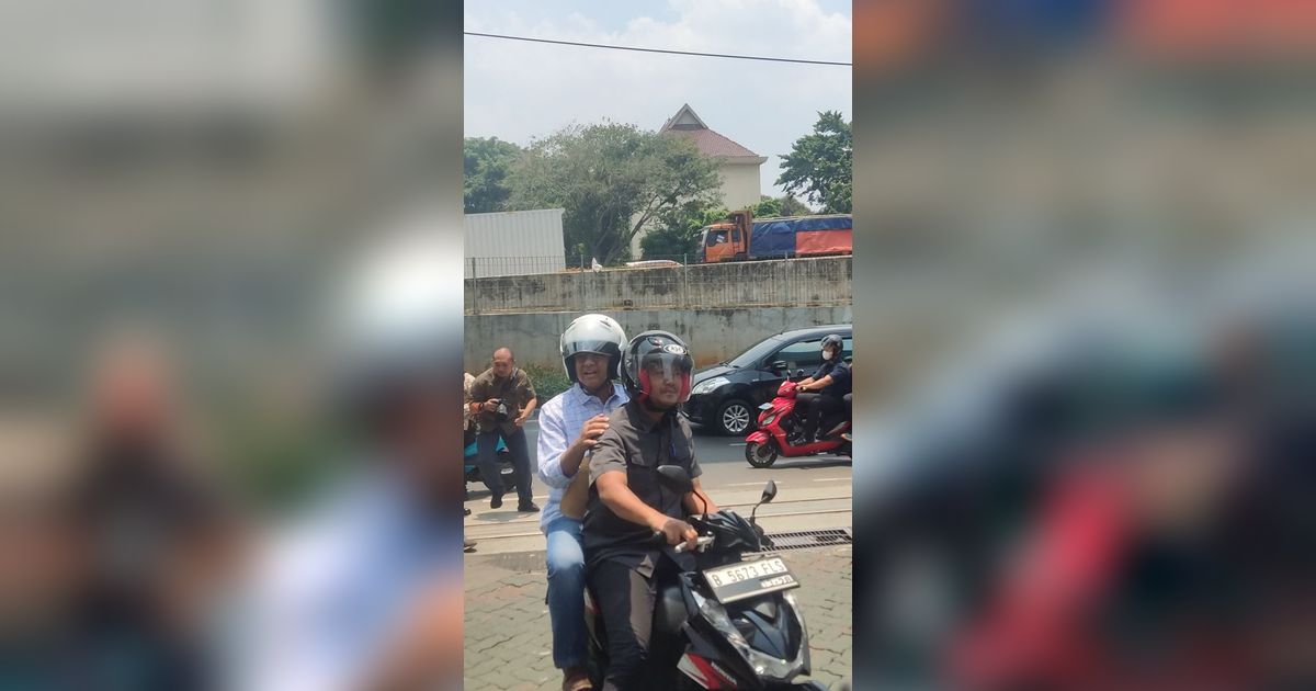 Anies Urus SKCK di Cilandak Naik Motor, Begini Alasannya