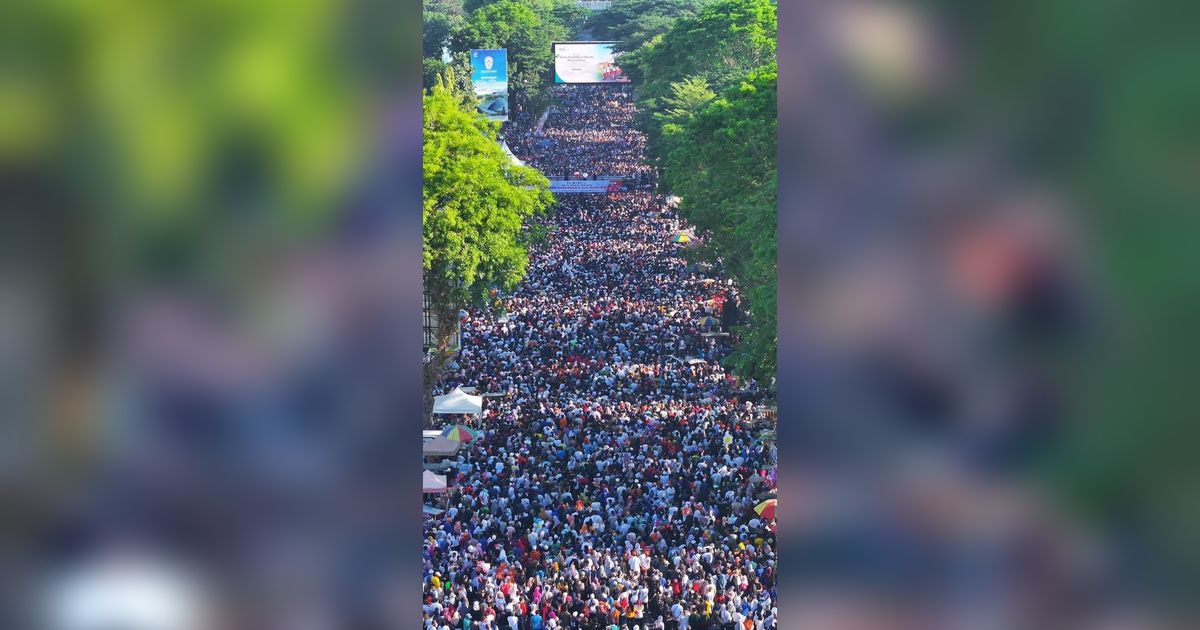 Netizen Pertanyakan Sumber Dana Gerak Jalan Gembira AMIN di Makassar, Ini Jawaban Panitia