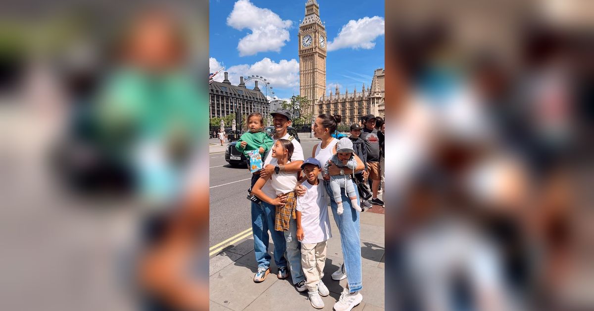 Kompaknya Keluarga Bachdim Traveling 3 Negara Bawa Anak Tanpa Nanny