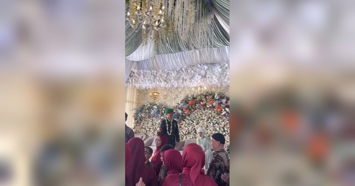 Awalnya Seru sampai Joget-Joget, Resepsi Praka TNI Berubah jadi Panik Gara-Gara Pengantin Wanita