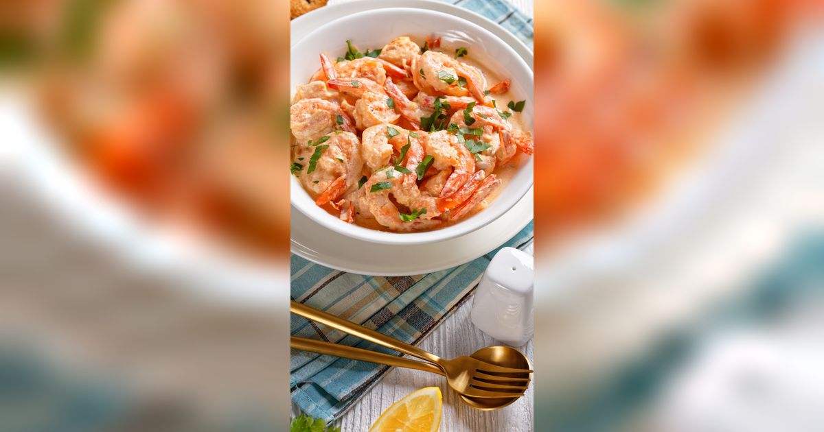 Kurang Dari 10 Menit, Intip Tutorial Udang Creamy Garlic Sauce