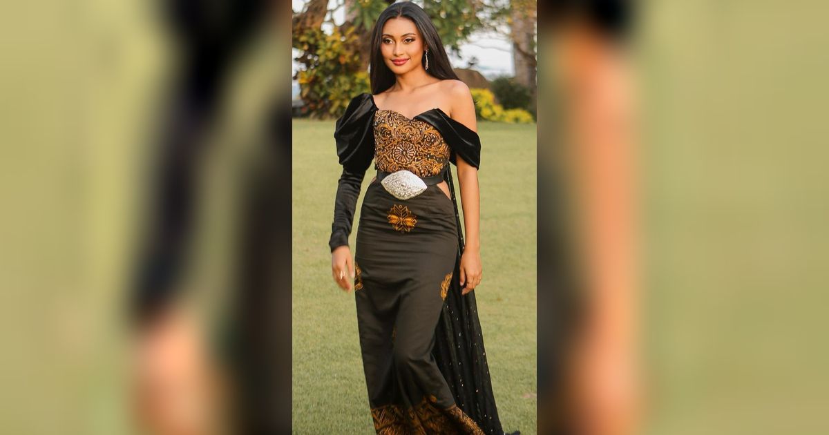 3 Look Glamor Novia Bachmid dengan Gaun Hitam