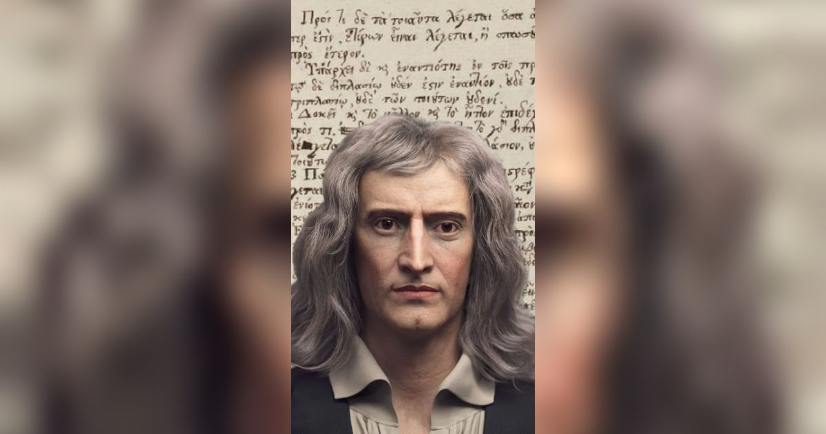 Ini Tulisan Tangan Berbahasa Yunani Isaac Newton yang Dulu Sempat Diabaikan, Begini Isinya