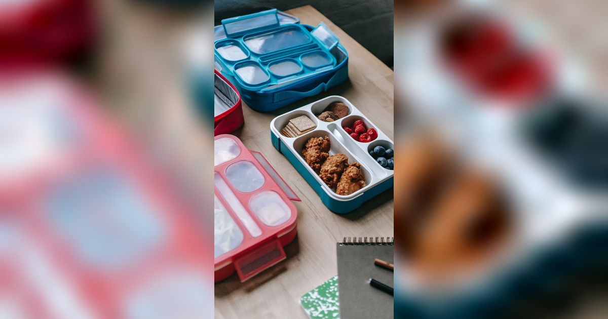 Momen Suami Unboxing Bekal Masakan Istri, 5 Box Makanan Lengkap Lauk Beragam, Bikin Netizen Melongo, Mau Piknik?