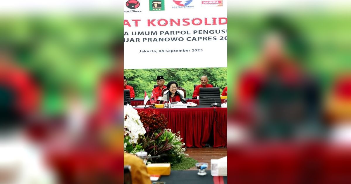 Megawati dan 3 Ketum Partai Koalisi PDIP Putuskan Hal Strategis, Cawapres Ganjar?