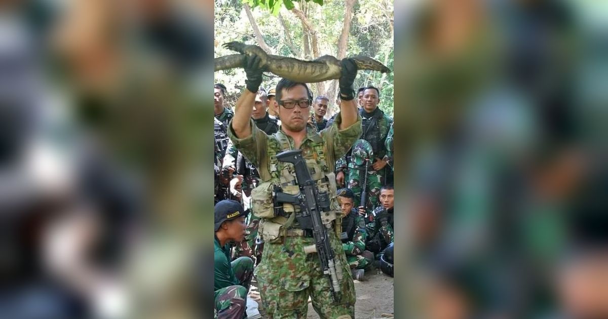 Prajurit Marinir Indonesia Kenalkan Cara Bertahan Hidup Di Hutan Kepada Angkatan Darat Jepang Dan Singapura