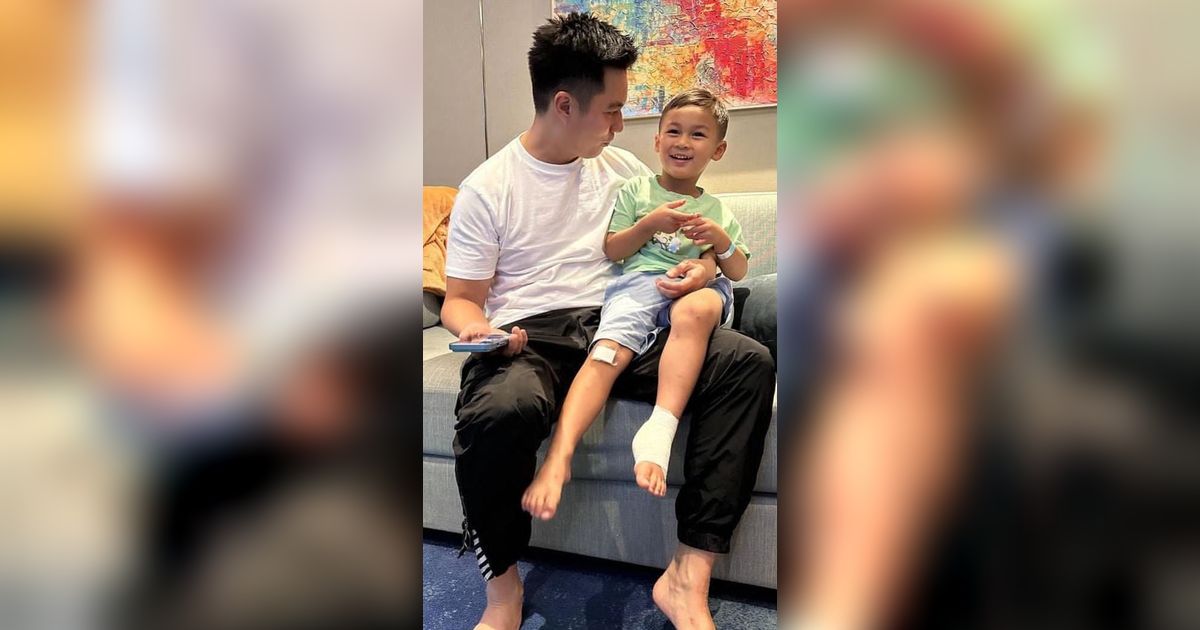 Kondisi Kiano Anak Baim Wong Jalani Operasi Usai Kaki Terkena Mata Pisau Chopper