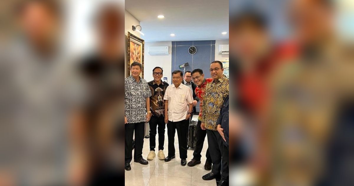 Beredar Foto Anies-Jusuf Kalla dan Adik Prabowo, Begini Penjelasannya