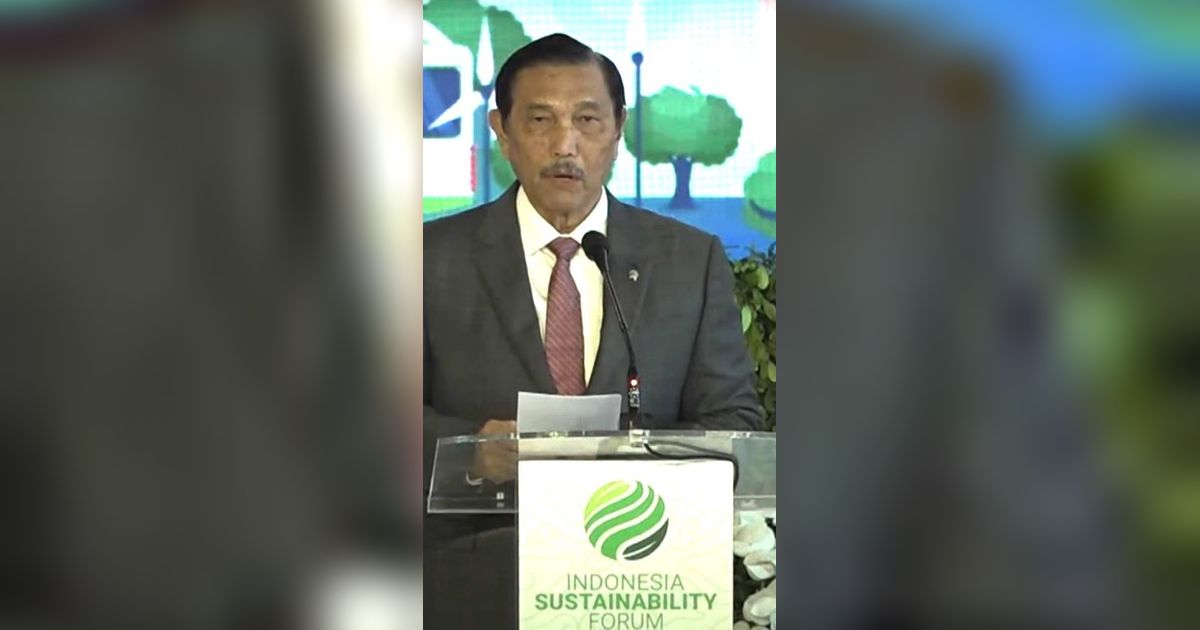 Di ISF 2023, Luhut Klaim Indonesia Sebagai Pelopor Gerakan Dekarbonisasi