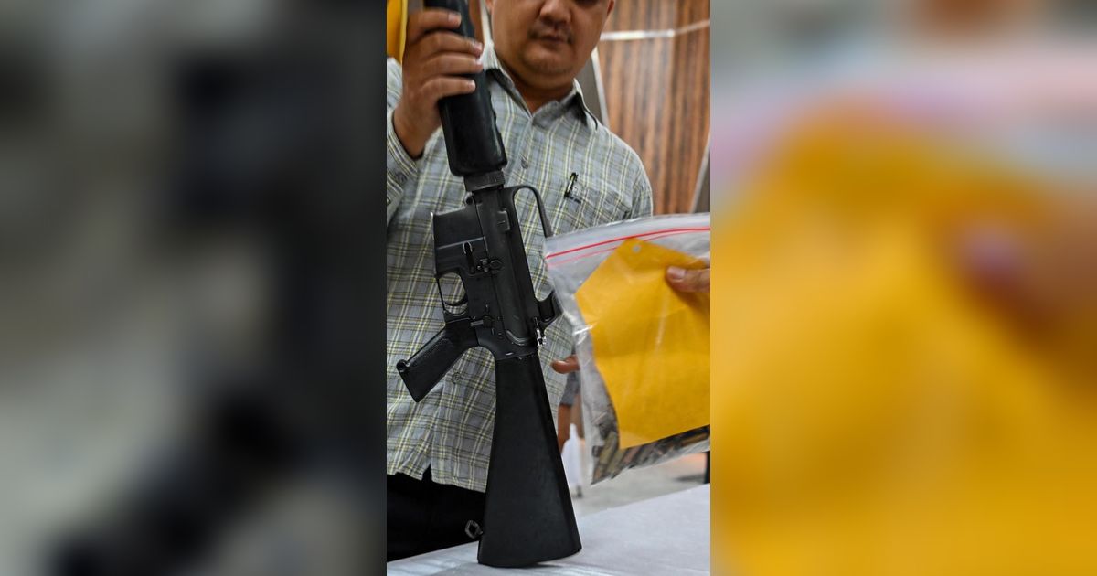 FOTO: Penampakan Senjata M-16 Bekas Konflik di Aceh, Akhirnya Diserahkan Warga Setelah Disimpan Belasan Tahun