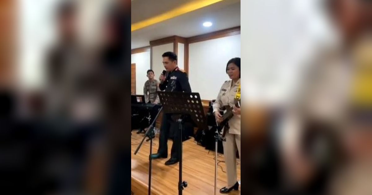 Merdu Banget, Suara Jenderal Polisi ini saat Bernyanyi Luar Biasa, Sosoknya Langsung Jadi Sorotan