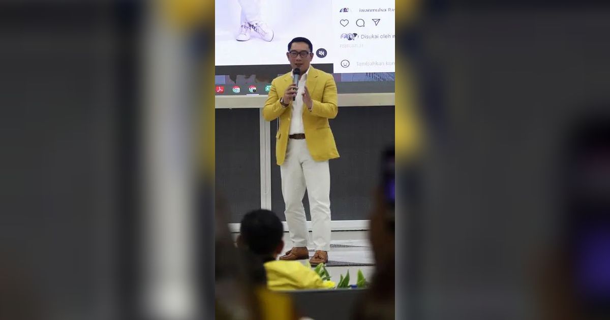 Kata Airlangga soal Kabar Ridwan Kamil Menguat jadi Cawapres Ganjar