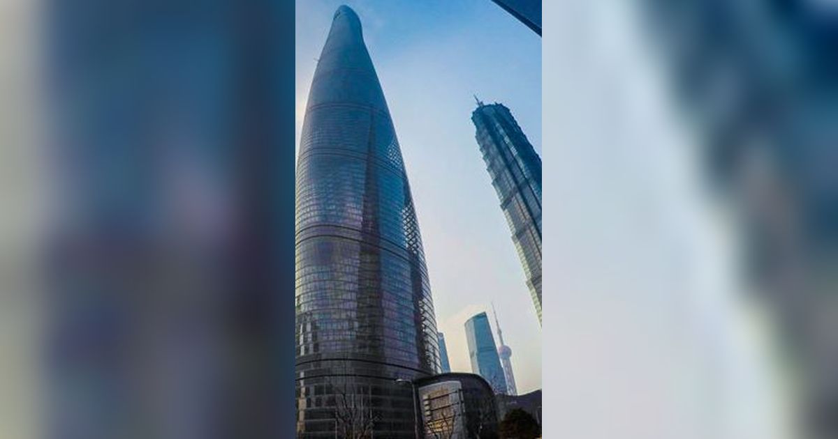 Mewah dan Gagah, ini Penampakan Shanghai Tower Gedung Pencakar Langit Tertinggi di Dunia Tahan Gempa dan Badai