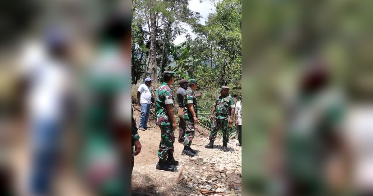 Jenderal TNI Bintang Satu Injak Tanah Wamena, Cek Kondisi AIr Bersih Warga