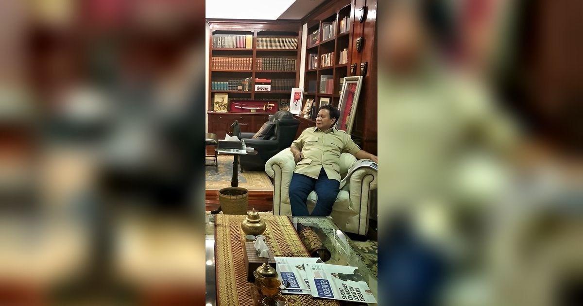 Intip Rumah Mewah Prabowo di Jakarta Selatan, Dalamnya Super Luas Bak Istana
