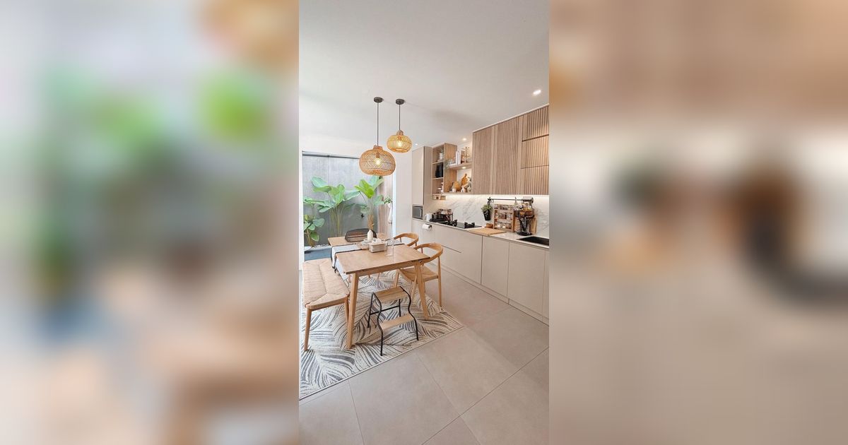 Serasa di Villa, Desain Open Space Ruang Makan dan Dapur