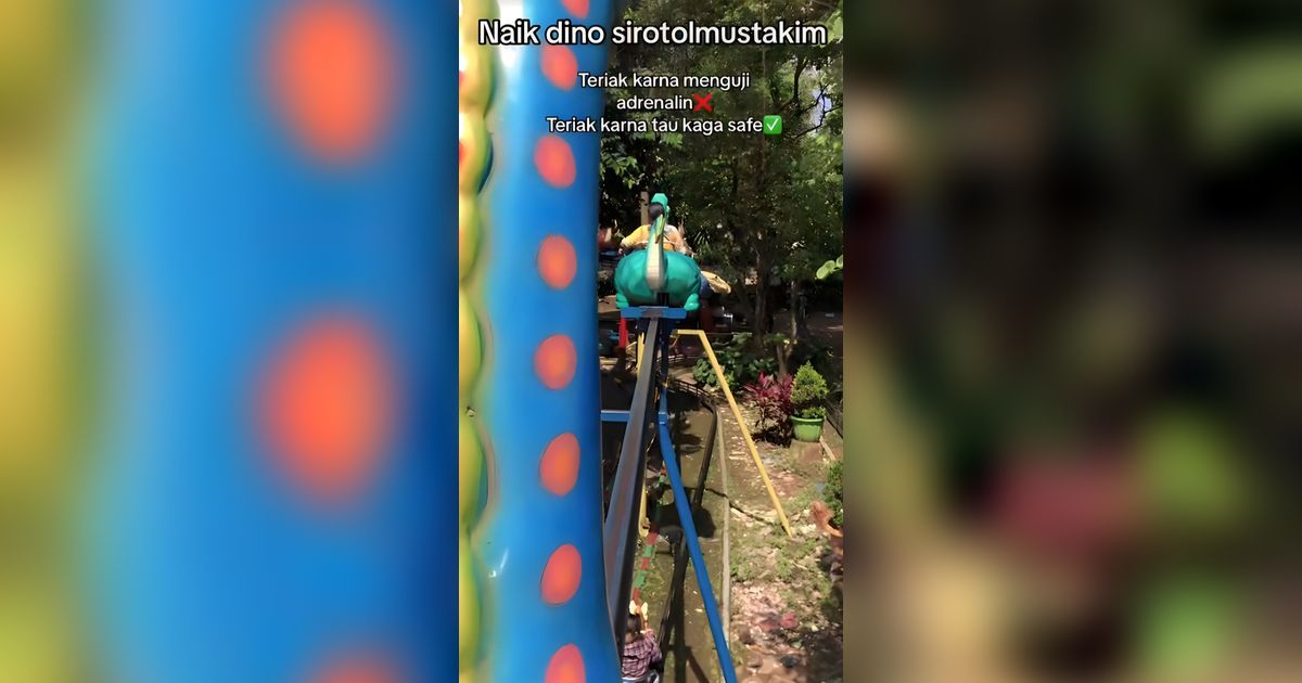 Viral Wahana Dino Sirotolmustakim di Ragunan