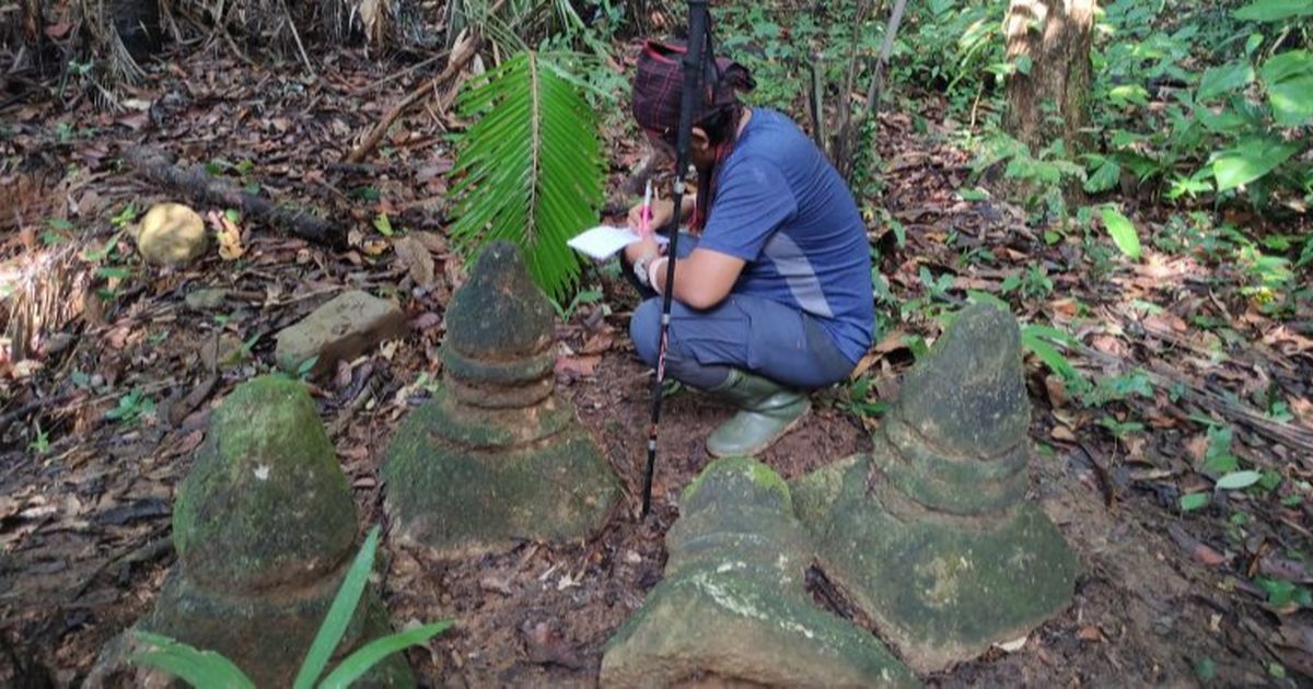 Arkeolog Ungkap Temuan Penting Arca dan Batu Pion di Ujung Kulon, Ada Kaitan Peninggalan Hindu Saiwa Abad 7 Masehi