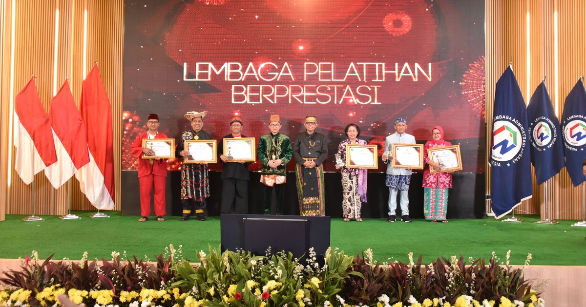 LKPP Raih Peringkat I Lembaga Pelatihan Pemerintah Berprestasi Tahun 2024 dari LAN