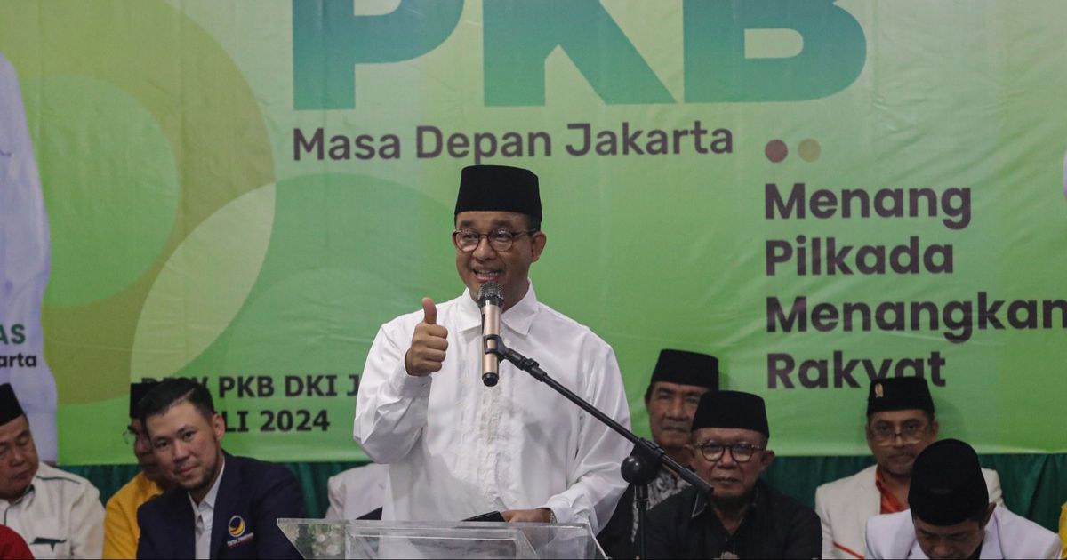 Anies Jawab Isu Ditinggal PKS dan Gagal Dapat Tiket Pilkada Jakarta 2024