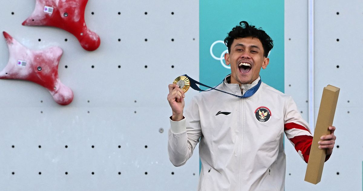 Profil dan Prestasi Veddriq Leonardo, 'Spiderman' Penyumbang Medali Emas Perdana Indonesia di Olimpiade 2024